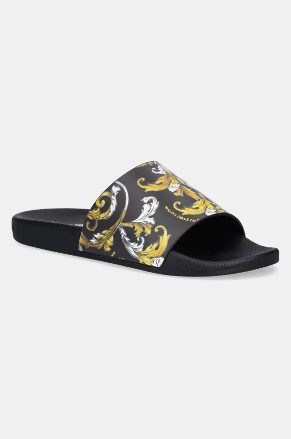 Versace Jeans Couture Natikače Versace Jeans Couture za muškarce, boja: crna, 78YA3SQ4 ZS365 G89