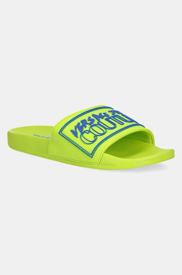Versace Jeans Couture Natikače Versace Jeans Couture za muškarce, boja: zelena, 78YA3SQ3 ZSC22 166