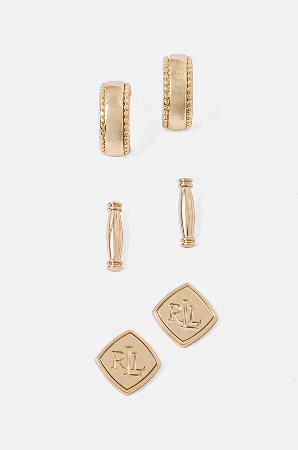 Lauren Ralph Lauren Naušnice Lauren Ralph Lauren PE LOGO TRIO 3-pack 14G00849