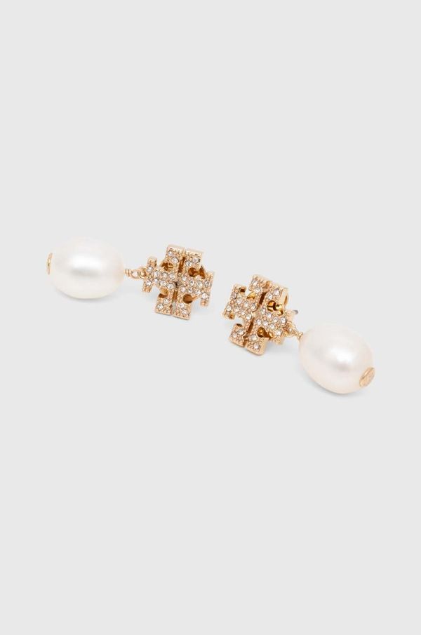 Tory Burch Naušnice Tory Burch KIRA PAVE PEARL DROP 6052513760525, 13