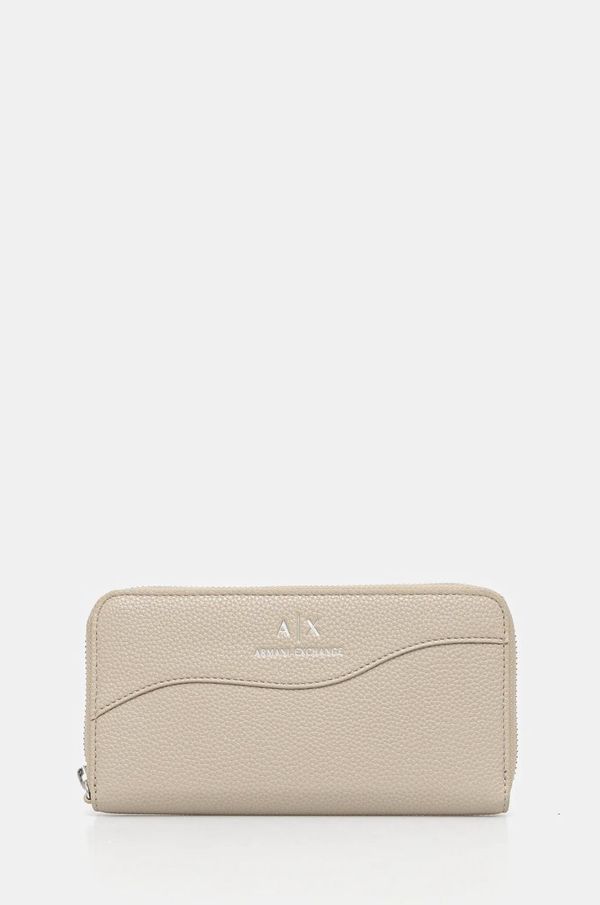 Armani Exchange Novčanik Armani Exchange za žene, boja: bež, 948068 CC783