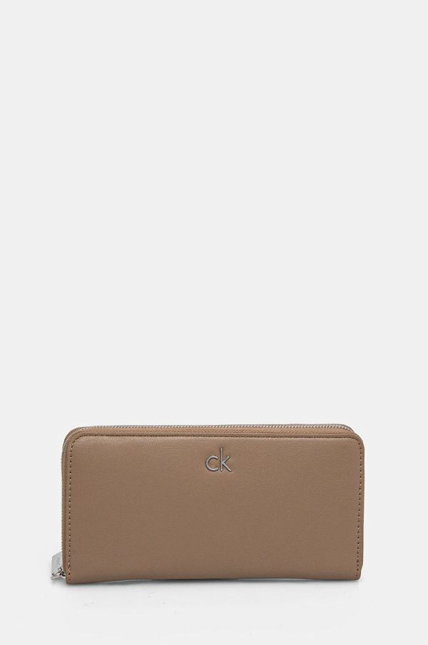 Calvin Klein Novčanik Calvin Klein za žene, boja: bež, K60K612850