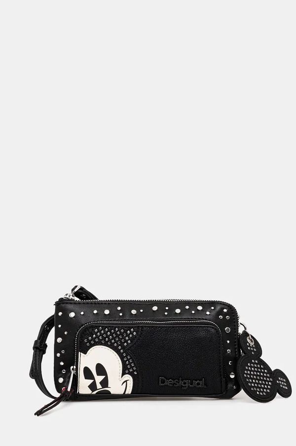 Desigual Novčanik Desigual MICKEY STUDSTYLE LIS boja: crna, 24WAYP35