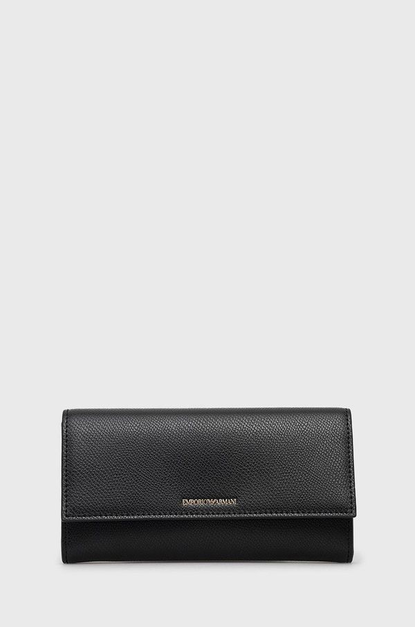 Emporio Armani Novčanik Emporio Armani za žene, boja: crna
