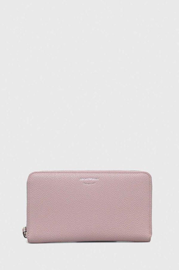 Emporio Armani Novčanik Emporio Armani za žene, boja: ljubičasta, Y3H168 YVZ7E
