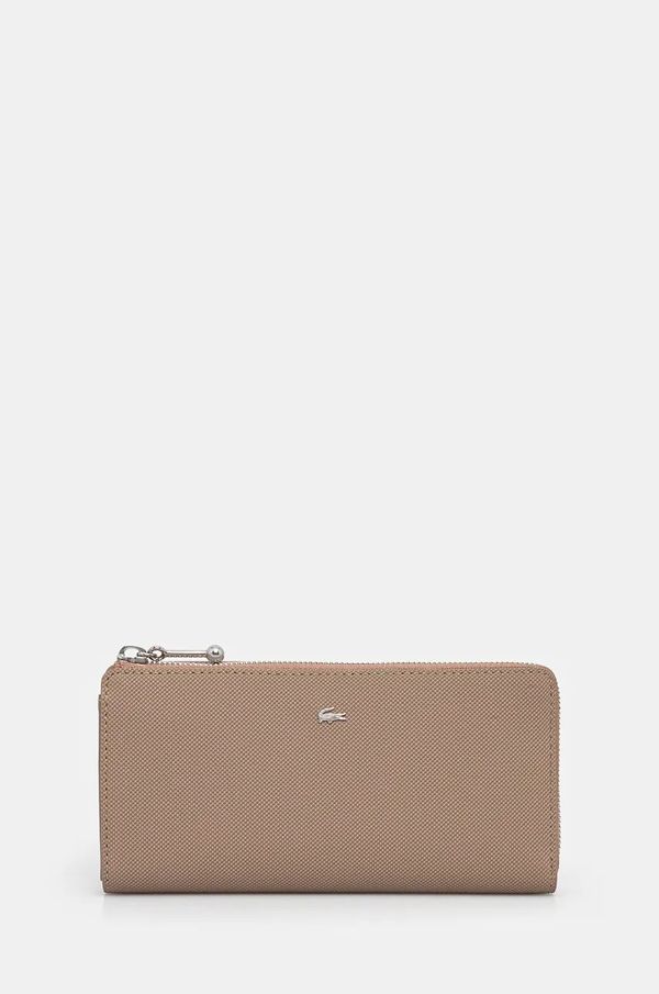 Lacoste Novčanik Lacoste za žene, boja: bež, NF4765DZ