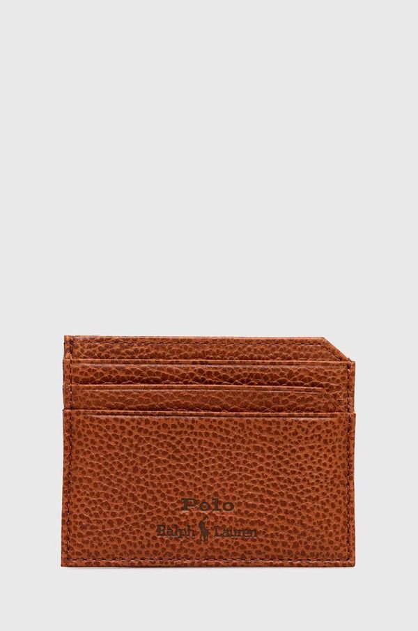 Polo Ralph Lauren Novčanik Polo Ralph Lauren boja: smeđa, 405914159