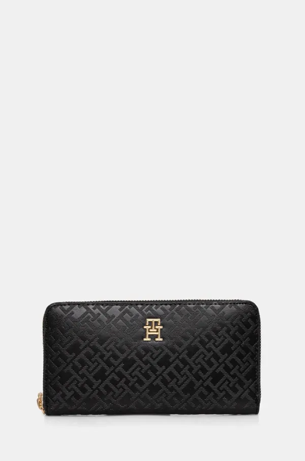 Tommy Hilfiger Novčanik Tommy Hilfiger za žene, boja: crna, AW0AW17258