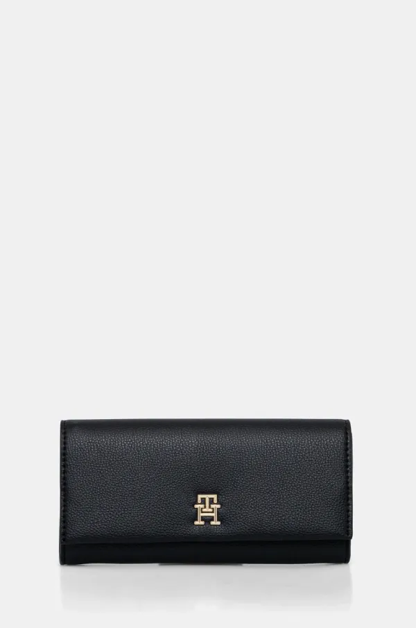 Tommy Hilfiger Novčanik Tommy Hilfiger za žene, boja: crna, AW0AW17267
