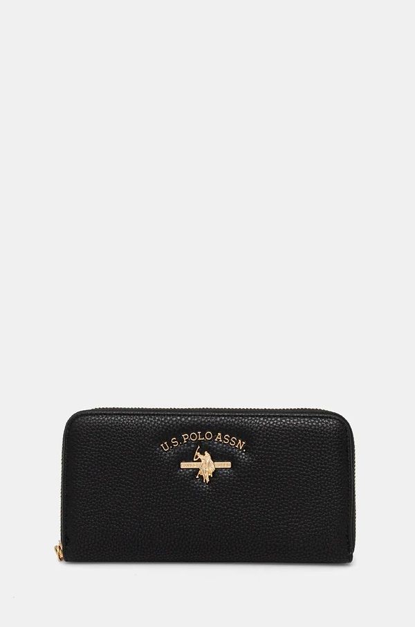 U.S. Polo Assn. Novčanik U.S. Polo Assn. Stanford za žene, boja: crna, WIUSS6207WVP
