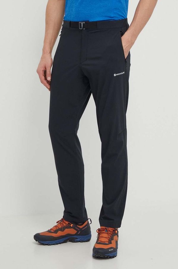 Montane Outdoor hlače Montane Tenacity Lite boja: crna, MTNPR15