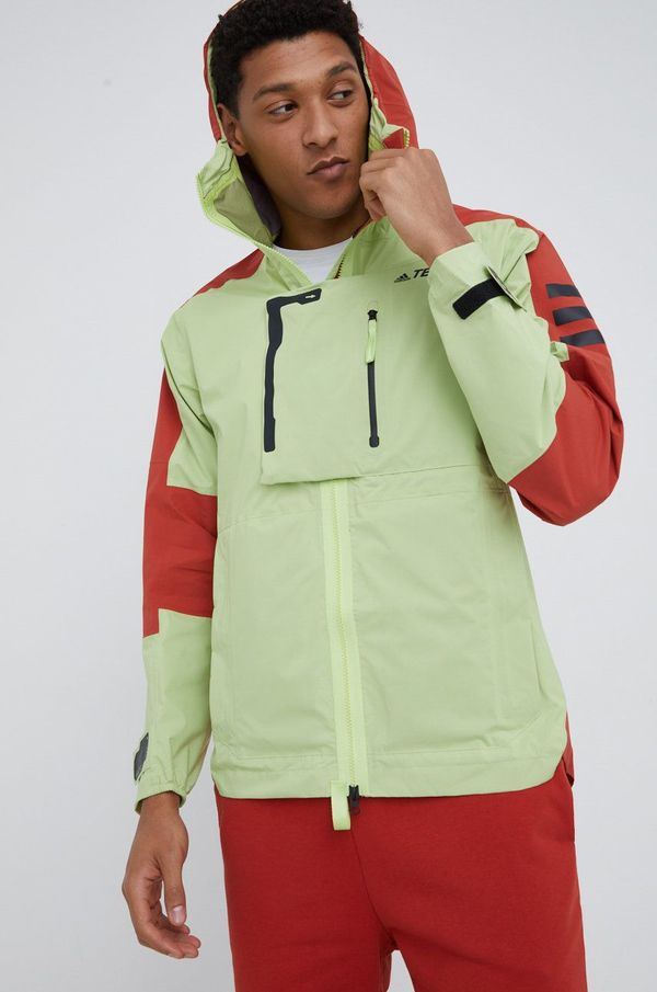 adidas TERREX Outdoor jakna adidas TERREX Xploric boja: zelena