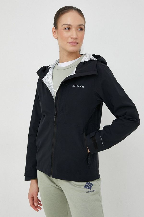 Columbia Outdoor jakna Columbia Omni-Tech Ampli-Dry boja: crna, za prijelazno razdoblje