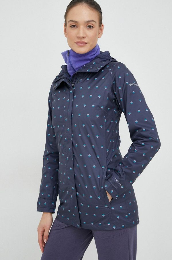 Columbia Outdoor jakna Columbia Splash A Little II boja: tamno plava, za prijelazno razdoblje