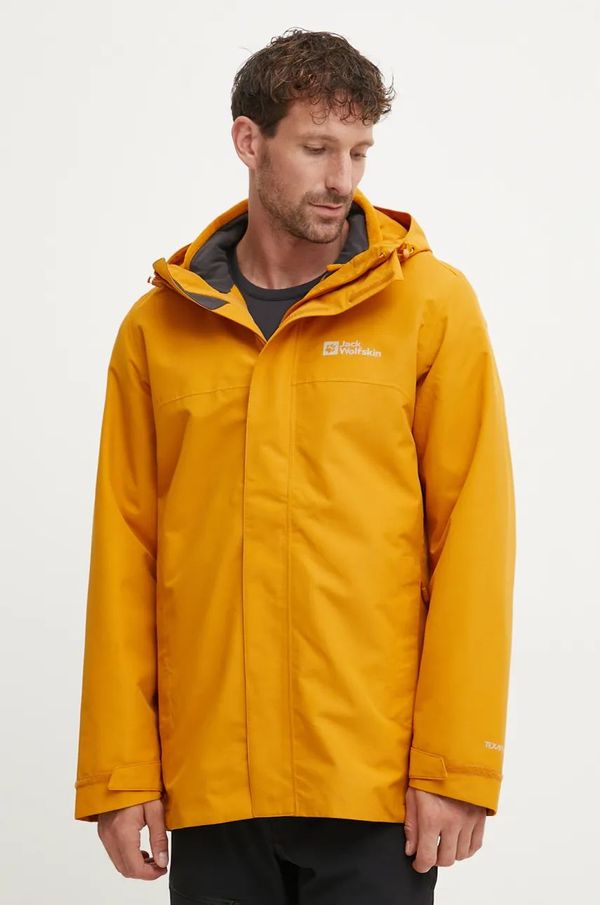 Jack Wolfskin Outdoor jakna Jack Wolfskin Altenberg 3IN1 boja: narančasta, A61864
