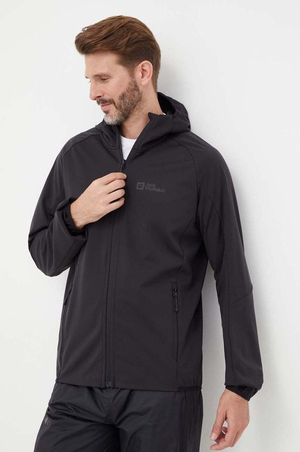 Jack Wolfskin Outdoor jakna Jack Wolfskin Feldberg Hoody boja: crna