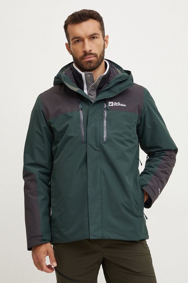 Jack Wolfskin Outdoor jakna Jack Wolfskin Jasper 3 in 1 boja: zelena, A61858