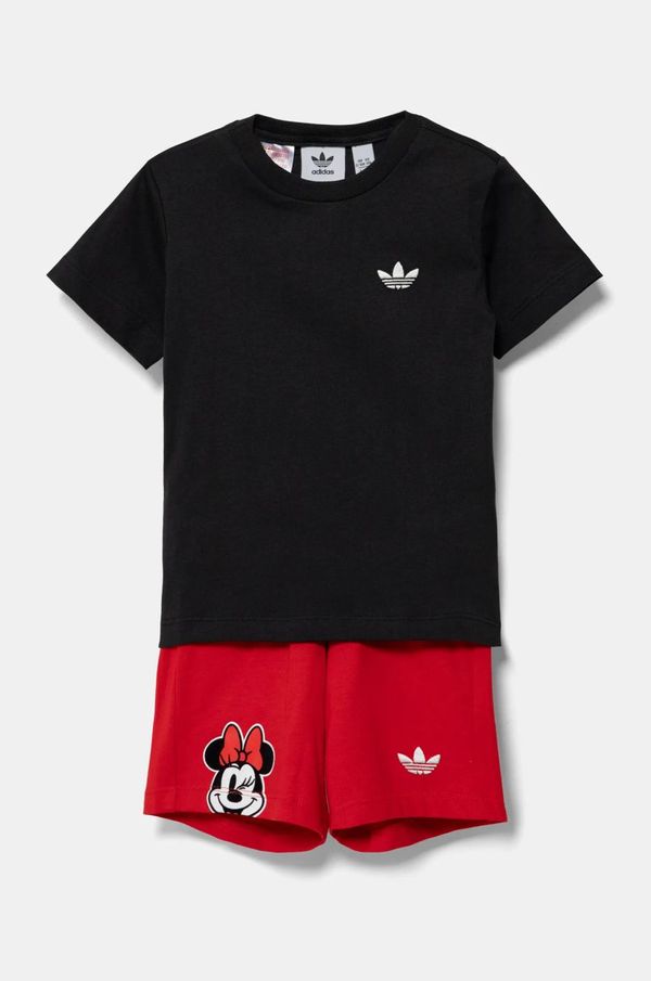 adidas Originals Pamučna dječja trenirka adidas Originals boja: crna, JD0575