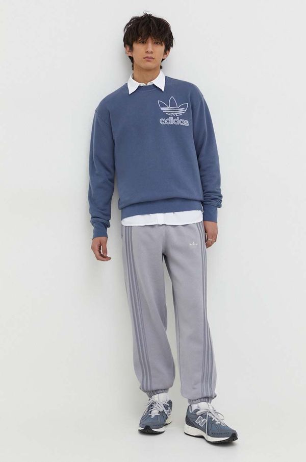 adidas Originals Pamučna dukserica adidas Originals za muškarce, s aplikacijom