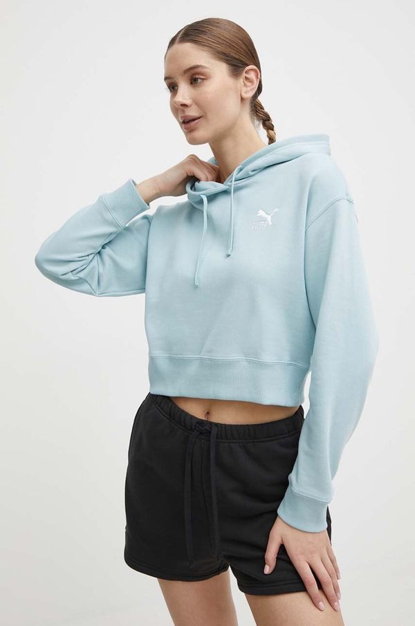 Puma Pamučna dukserica Puma BETTER CLASSIC za žene, s kapuljačom, s aplikacijom, 624229