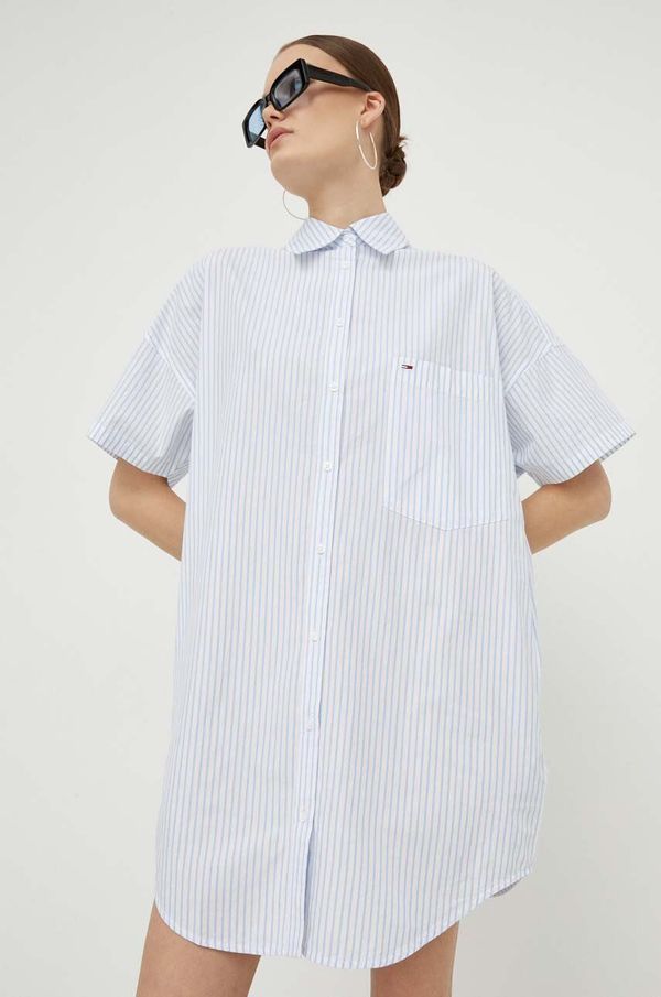 Tommy Jeans Pamučna haljina Tommy Jeans mini, oversize