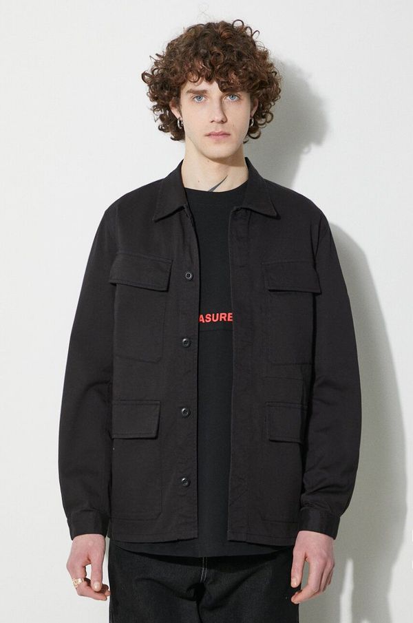 Universal Works Pamučna jakna Universal Works Mw Fatigue Jacket boja: crna, za prijelazno razdoblje, 166.BLACK