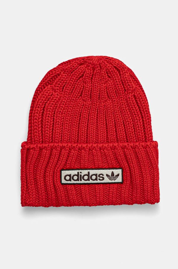 adidas Originals Pamučna kapa adidas Originals boja: crvena, pamučna, IY4620