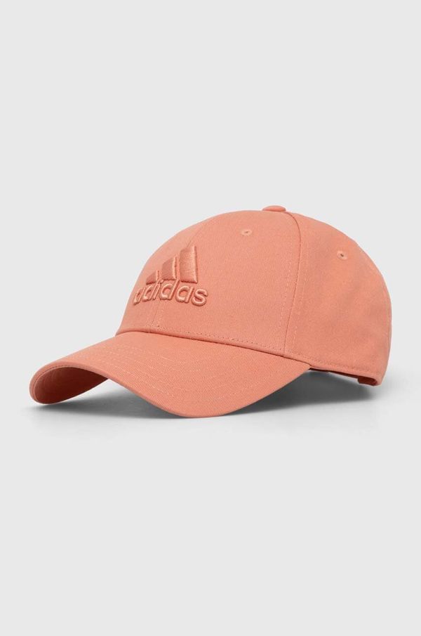 adidas Performance Pamučna kapa sa šiltom adidas Performance boja: narančasta, s aplikacijom