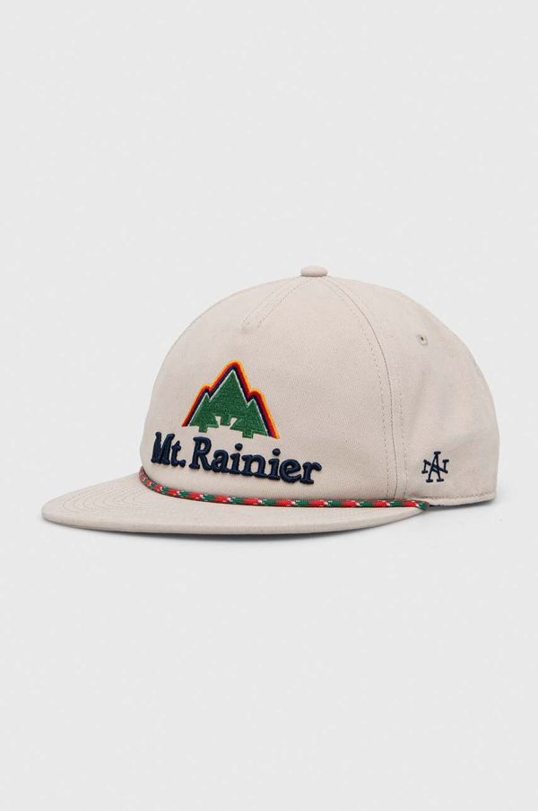 American Needle Pamučna kapa sa šiltom American Needle Mount Rainier boja: bež, s aplikacijom