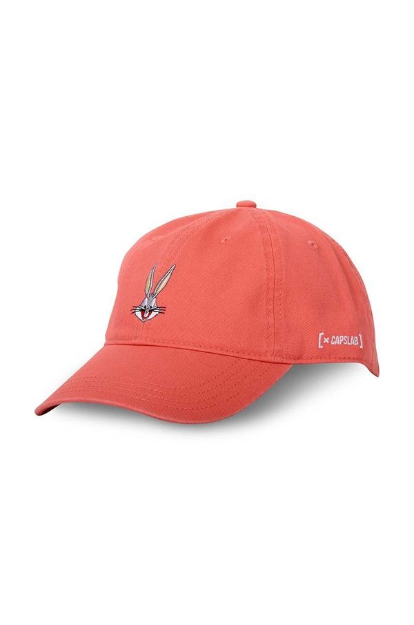 Capslab Pamučna kapa sa šiltom Capslab Looney Tunes boja: narančasta, s aplikacijom, CL.LOO8.1.CD.BUG2