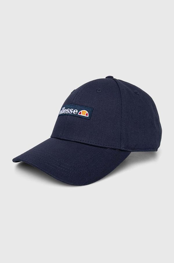 Ellesse Pamučna kapa sa šiltom Ellesse boja: tamno plava, s aplikacijom