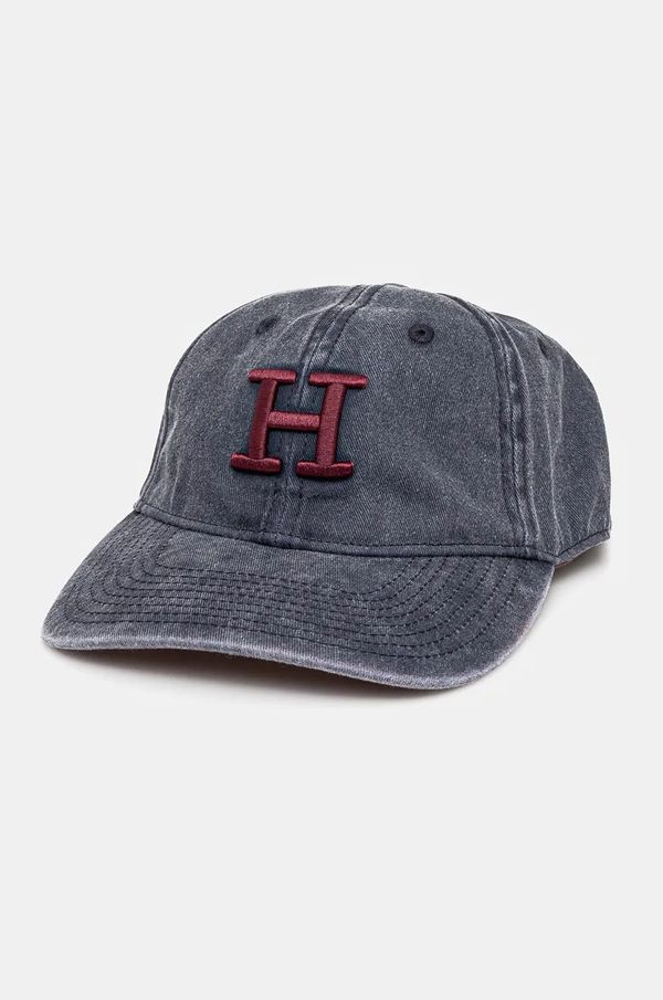 Hackett London Pamučna kapa sa šiltom Hackett London boja: tamno plava, s aplikacijom, HM042595