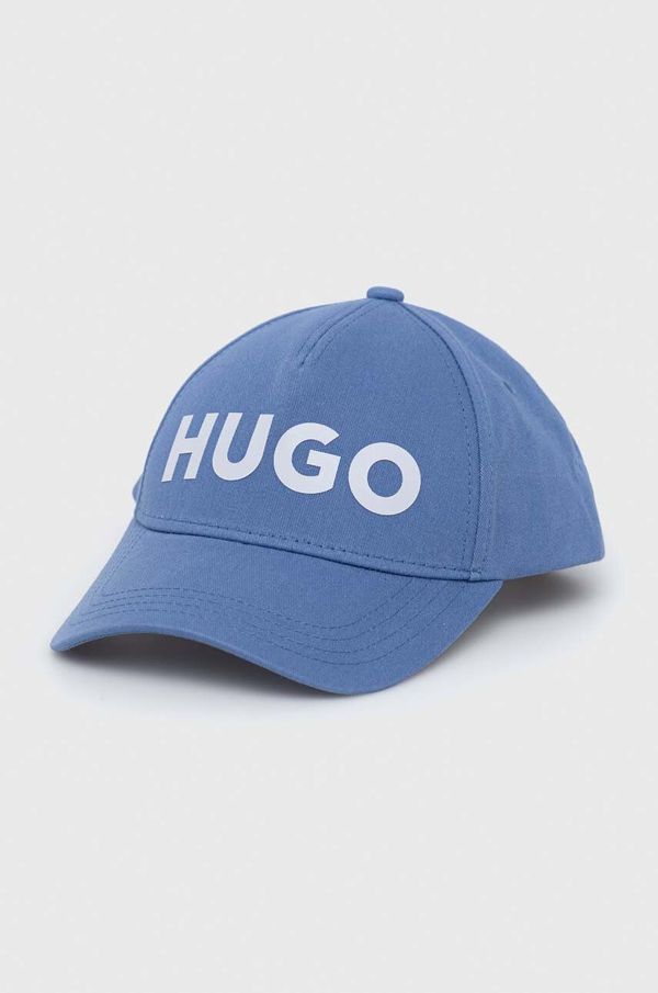 Hugo Pamučna kapa sa šiltom HUGO s aplikacijom