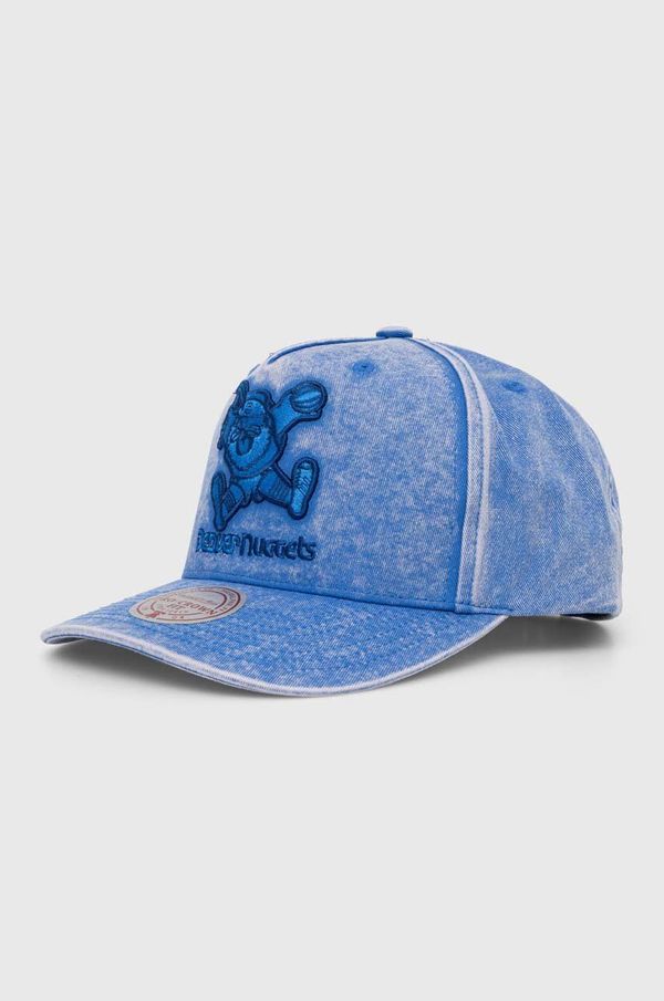 Mitchell&Ness Pamučna kapa sa šiltom Mitchell&Ness Denver Nuggets s aplikacijom, HHSS7503-DNUYYPPPBLUE