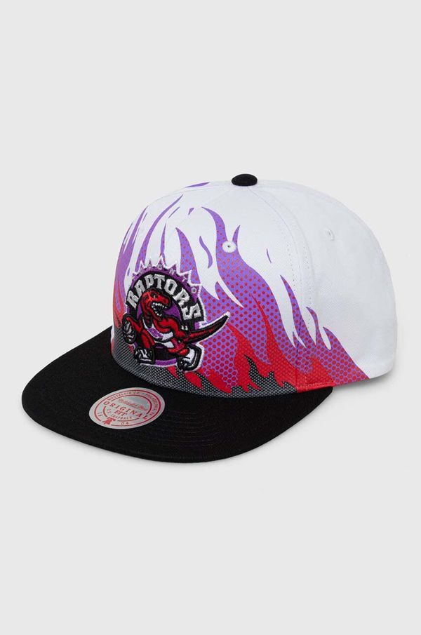 Mitchell&Ness Pamučna kapa sa šiltom Mitchell&Ness TORONTO RAPTORS boja: bijela, s uzorkom