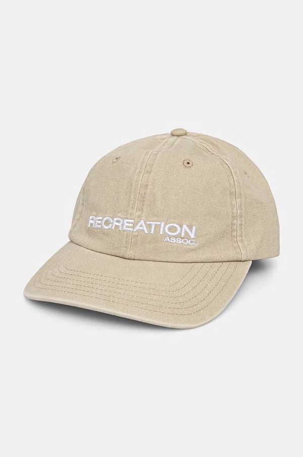 P.E Nation Pamučna kapa sa šiltom P.E Nation Throwback Cap boja: bež, s aplikacijom, 243A415