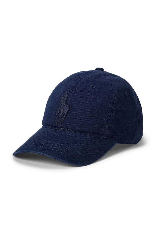 Polo Ralph Lauren Pamučna kapa sa šiltom Polo Ralph Lauren boja: tamno plava, bez uzorka, 710957159