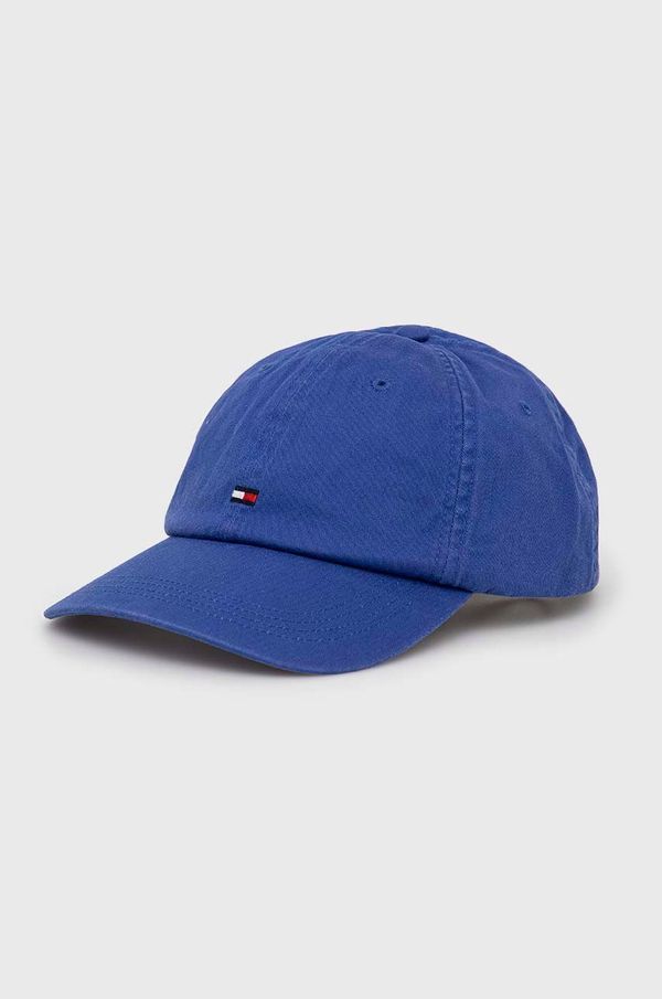 Tommy Hilfiger Pamučna kapa sa šiltom Tommy Hilfiger , glatka