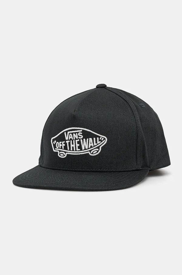 Vans Pamučna kapa sa šiltom Vans boja: zelena, s aplikacijom, VN000EZB2LN1