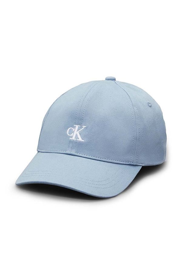 Calvin Klein Jeans Pamučna kapa sa šiltom za bebe Calvin Klein Jeans bez uzorka, IU0IU00150