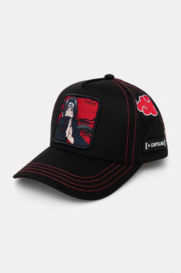 Capslab Pamučna kapa sa šiltom za bebe Capslab Naruto Capslab Trucker boja: crna, s uzorkom, CL.NS.3.AKA2