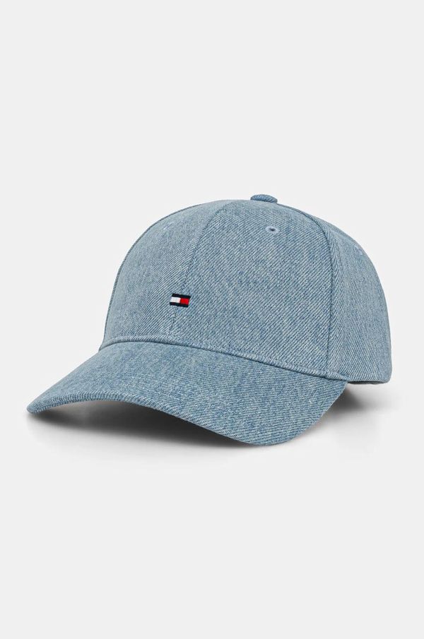 Tommy Hilfiger Pamučna kapa sa šiltom za bebe Tommy Hilfiger bez uzorka, AU0AU01964