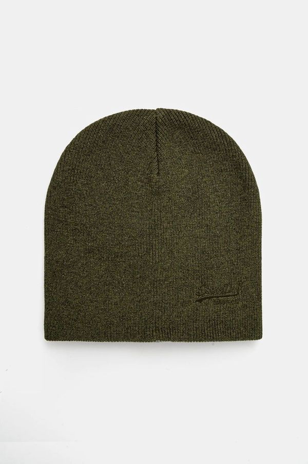 Superdry Pamučna kapa Superdry boja: zelena, pamučna, M9010184A-B6T