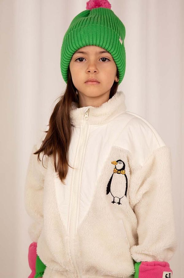 Mini Rodini Pamučna kapa za djecu Mini Rodini boja: zelena, pamučna