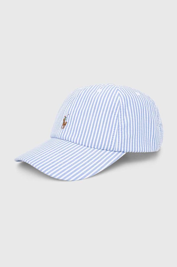 Polo Ralph Lauren Pamučna kapa za djecu Polo Ralph Lauren s uzorkom