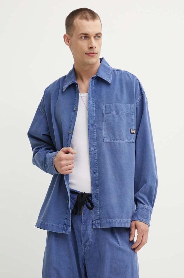 G-Star Raw Pamučna košulja G-Star Raw za muškarce, relaxed, s klasičnim ovratnikom, D23007-D295