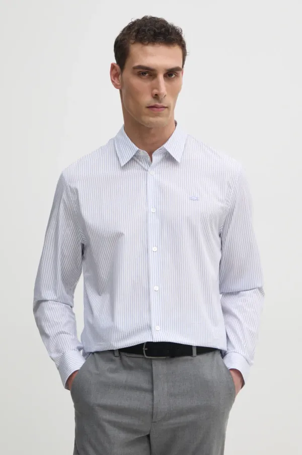 Lacoste Pamučna košulja Lacoste za muškarce, regular, s klasičnim ovratnikom, CH9087