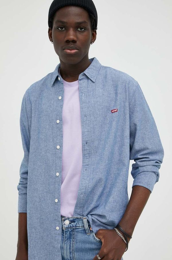 Levi's Pamučna košulja Levi's za muškarce, slim, s klasičnim ovratnikom