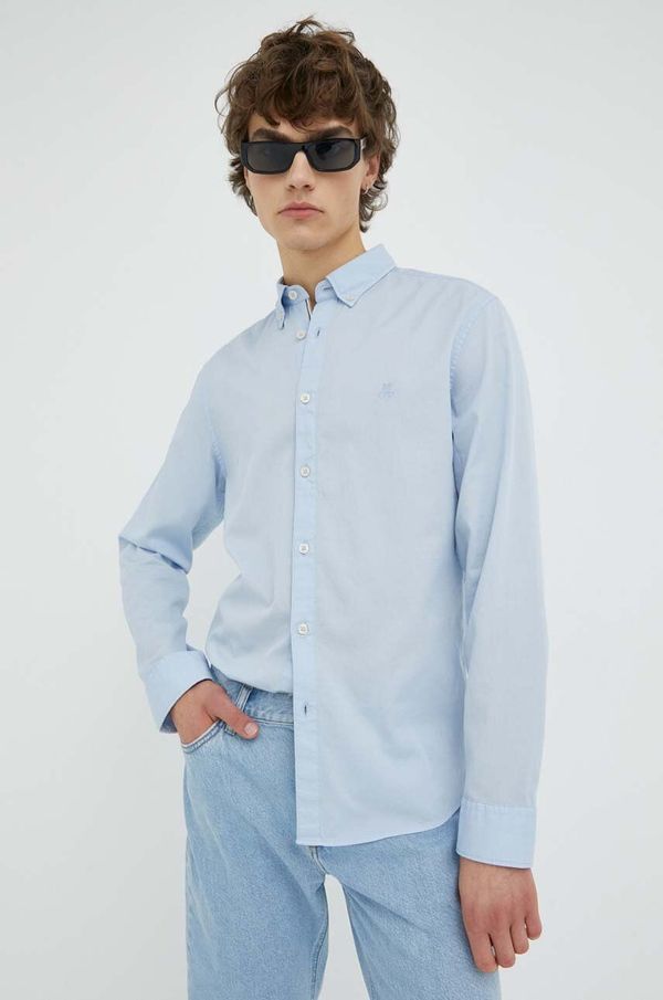 Marc O'Polo Pamučna košulja Marc O'Polo za muškarce, regular, o button-down ovratnikom