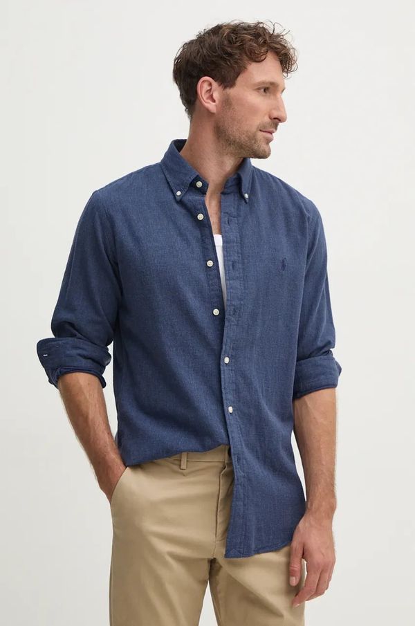 Polo Ralph Lauren Pamučna košulja Polo Ralph Lauren za muškarce, regular, s button-down ovratnikom, 710953352